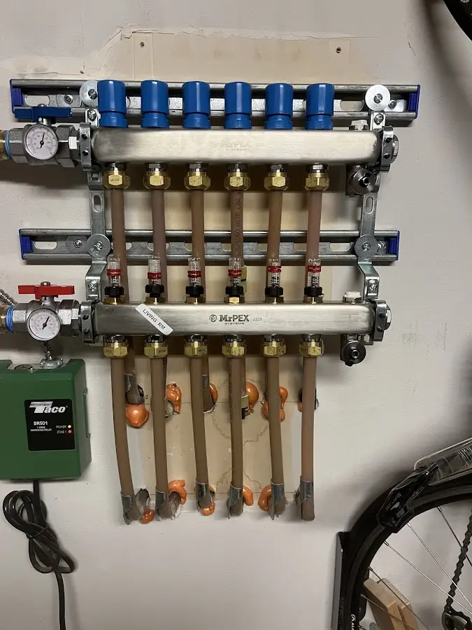 Plumber performing Leak Detection at a residential property in Barling